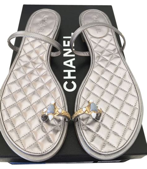 chanel toe ring sandals|chanel sandals canada.